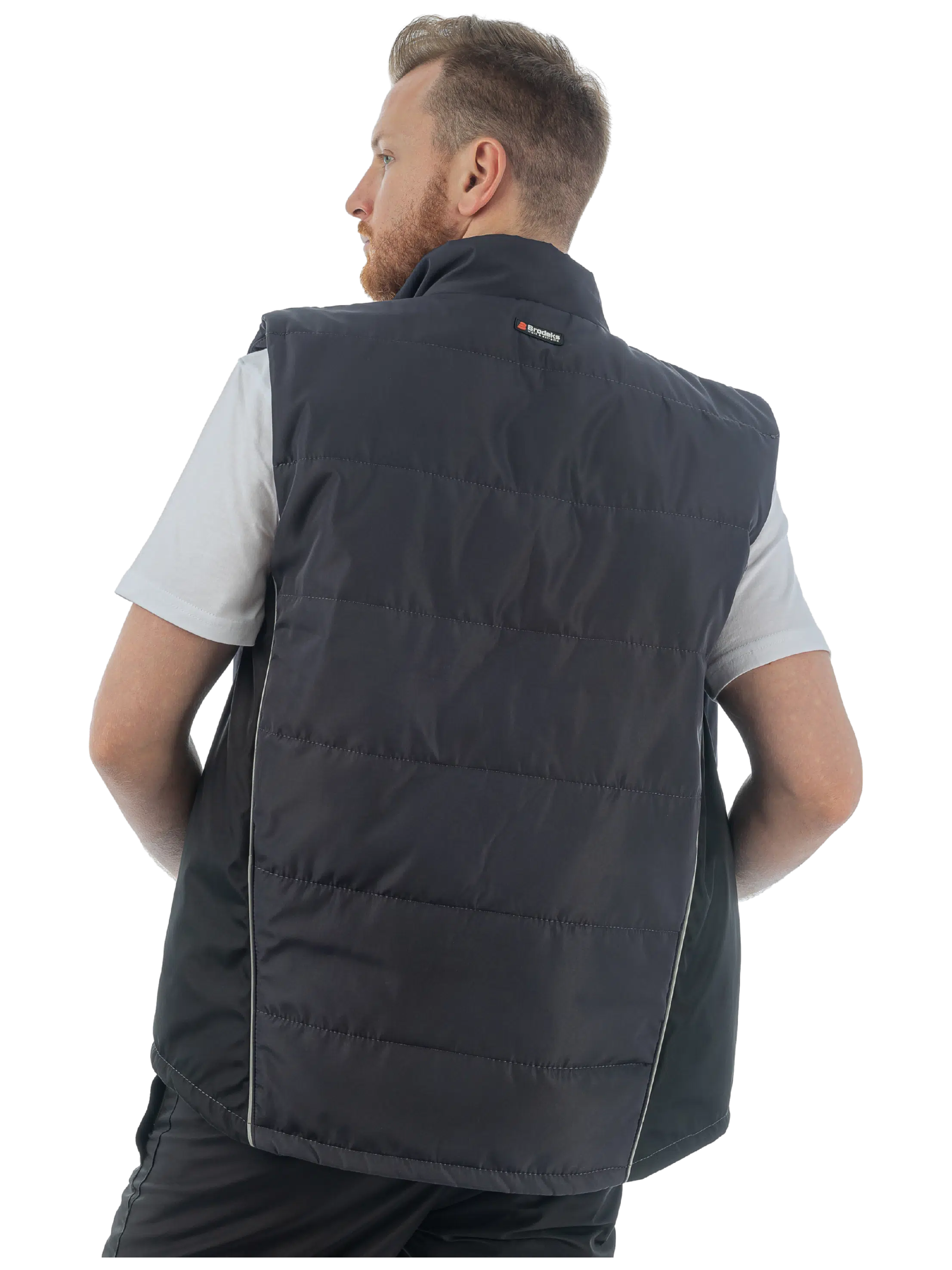 Утепленный жилет BRODEKS KW 101, серый KW101GREY