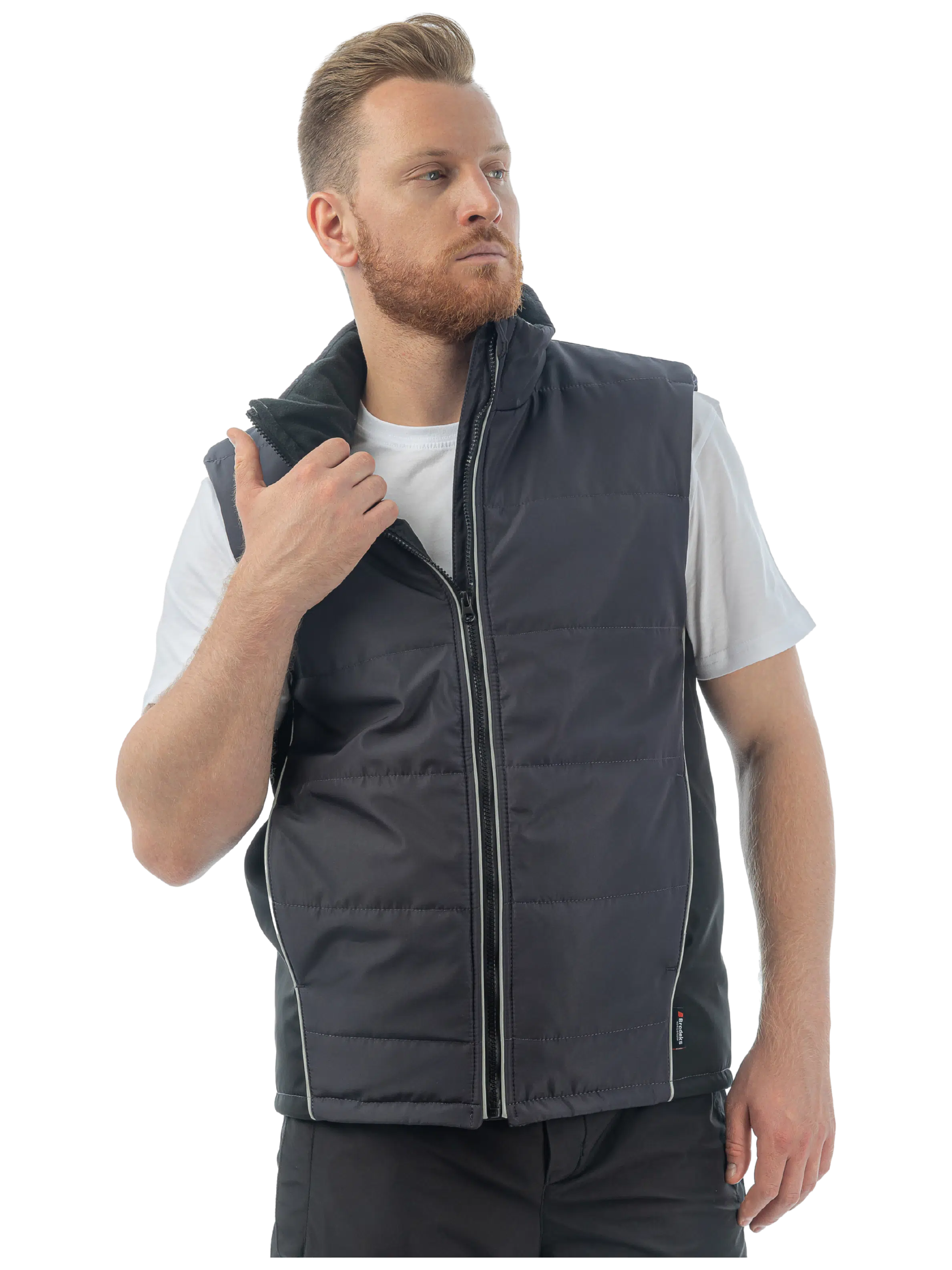 Утепленный жилет BRODEKS KW 101, серый KW101GREY