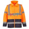 Куртка сигнальная контрастная влагозащитная PORTWEST H443 оранжевая
