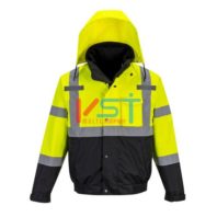 Куртка-бомбер светоотражающая 3 в 1 премиум серии PORTWEST S365