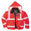 Куртка-бомбер светооражающая PORTWEST S463 красная
