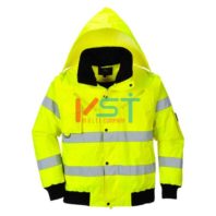Куртка-бомбер 3 в 1 светоотражающая PORTWEST C467 желтая