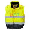 Куртка 2 в 1 светоотражающая PORTWEST C468 желтая (без капюшона и рукавов)