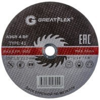 Диск отрезной по металлу GREATFLEX КЛАСС MASTER T41-230 х 1.8 х 22.2, 50-41-005
